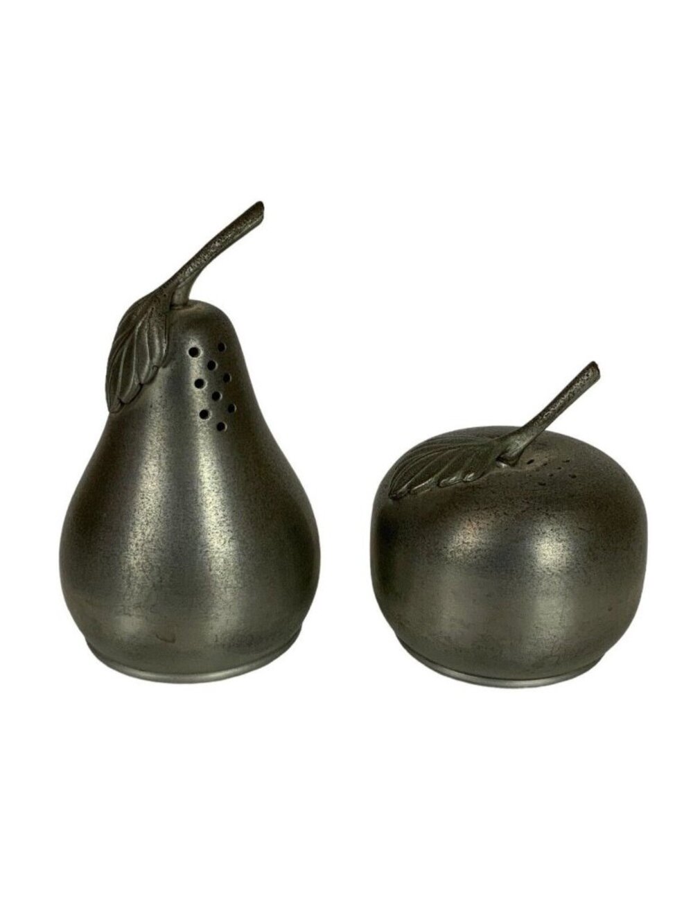 Web Pewter 1125 Vintage Apple & Pear Salt and Pepper Shakers